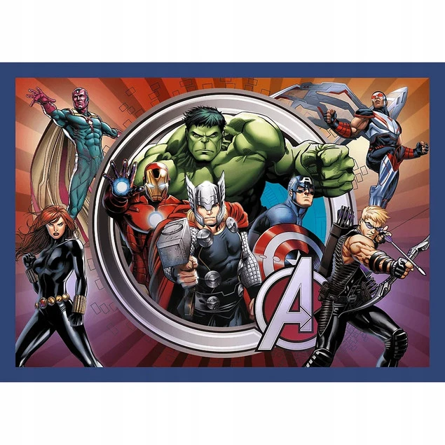 Zestaw Trefl Puzzle Marvel 4x88 el. dla dzieci