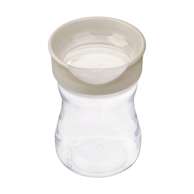 B.box Kubek do Nauki Picia Zestaw 3w1 Latte 240ml Beżowy od 4m+