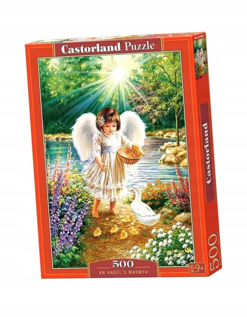 Puzzle 500 Układanka ANIOŁ Przyroda Aniołek Natura Słońce 9+ Castor