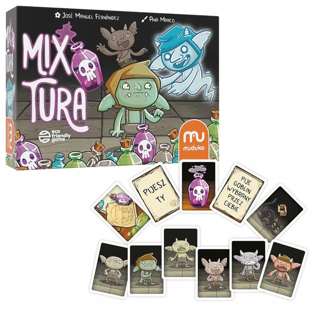 Mix Tura Gra Karciana Dla Dzieci Młodzieży i Dorosłych 8+ Muduko