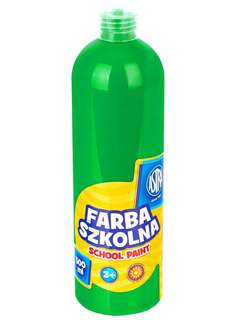 Farba Plakatowa Szkolna 500ml ZIELONA 3+ Astra 83410902