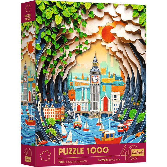 Puzzle Trefl 1000 elementów Puzzle 1000 Londyn