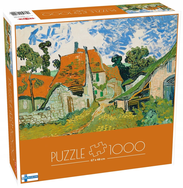 Puzzle 1000 van Gogh, Katu Auvers