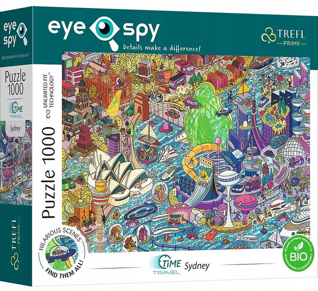 Puzzle 1000 Układanka Eye-Spy UFT Sydney AUSTRALIA Obraz 12+ Trefl 10751