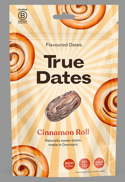 True Dates Daktyle o Smaku Cynamonowej Bułeczki 100g | Bez Cukru