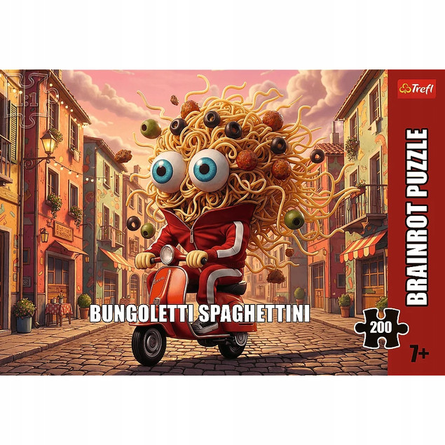 Puzzle Trefl 200 el. BrainRots, Bungoletti Spaghettini