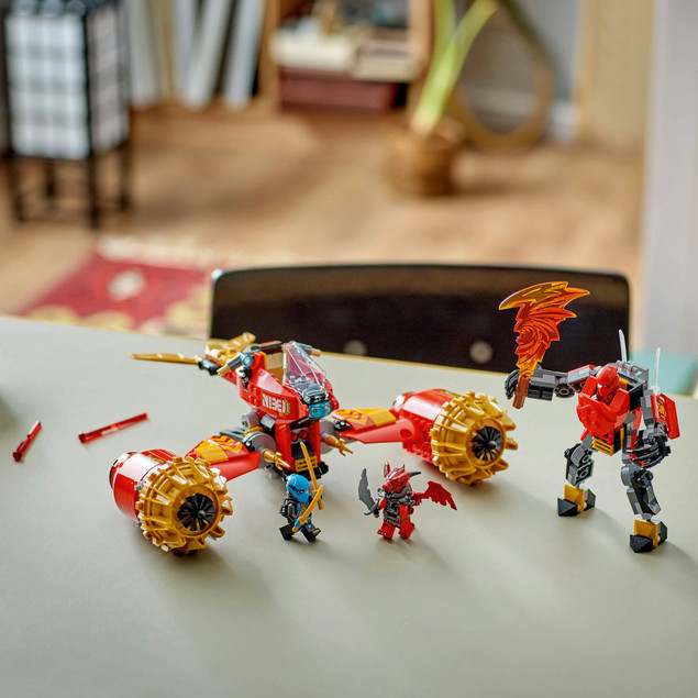 Klocki LEGO Ninjago 71830 Burzowy Jeździec-Mech Kaia 2w1 Ruchome Części