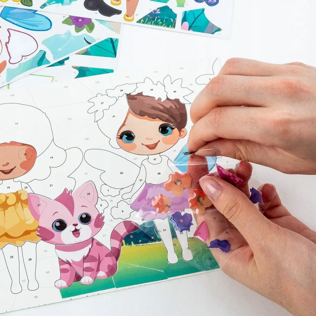 Wyklejanka MAGIC Wyklejanka Po Numerach Kidea