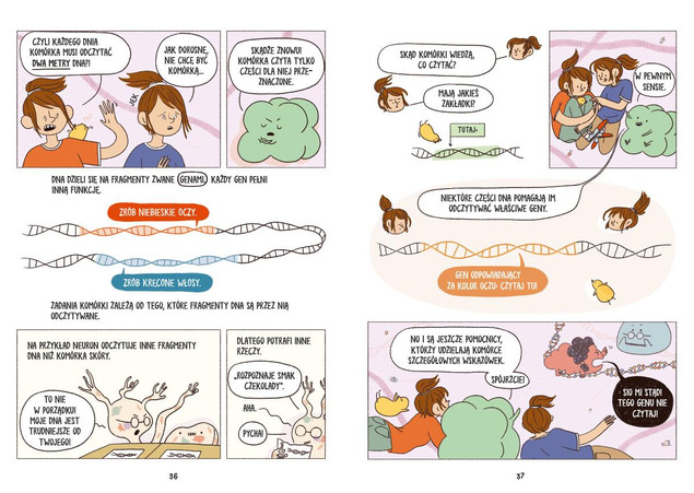 Na tropie DNA – Claudia Flandoli | Komiks Naukomiks dla dzieci 10+