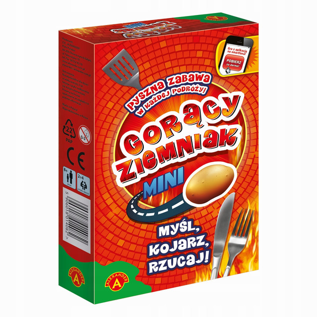 GORĄCY ZIEMNIAK Mini Gra Rodzinna Spostrzegawczość 8+ Alexander 1408