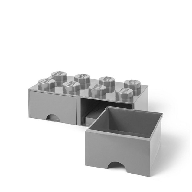 LEGO Pojemnik na Klocki z Szufladami 4x2 Szary 40061740