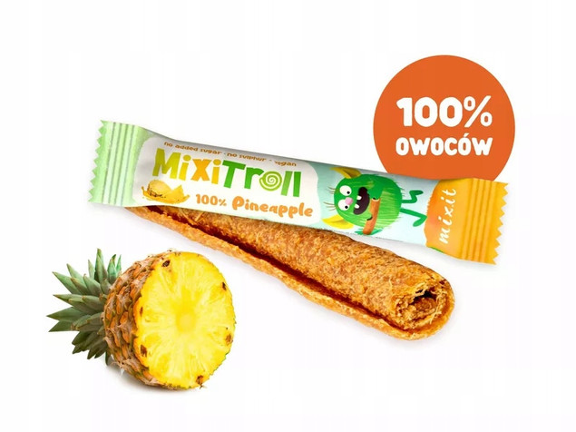 MIXIT Owocowa Rolka Rolls MixiTroll 100% ANANAS 20g