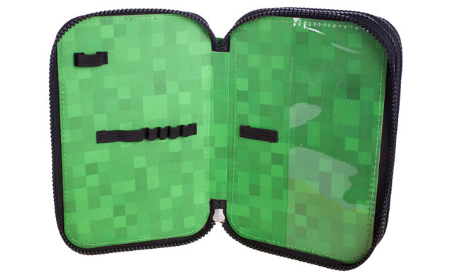 Piórnik potrójny Jumbo BW Minecraft AC3