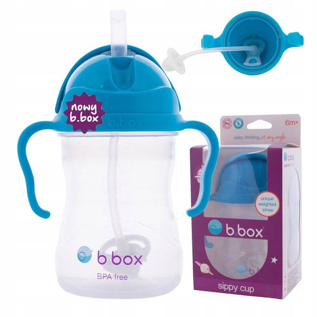 b.box Bidon ze słomką Gelato Cobalt 6 m+ 240 ml