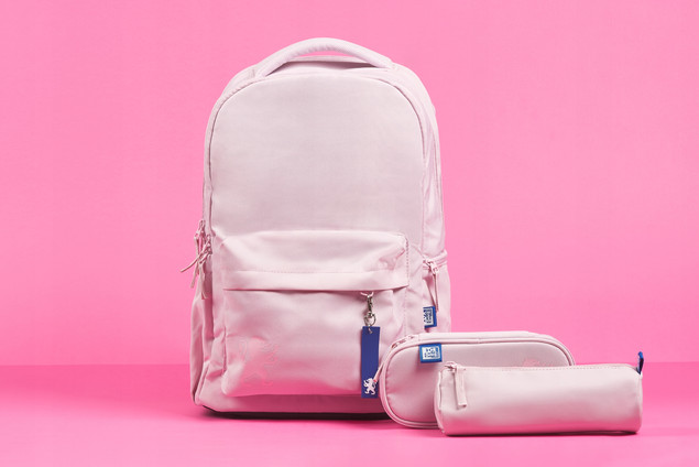 Plecak Szkolny Oxford Różowy 26L Wielokomorowy na Laptopa Ergonomiczny