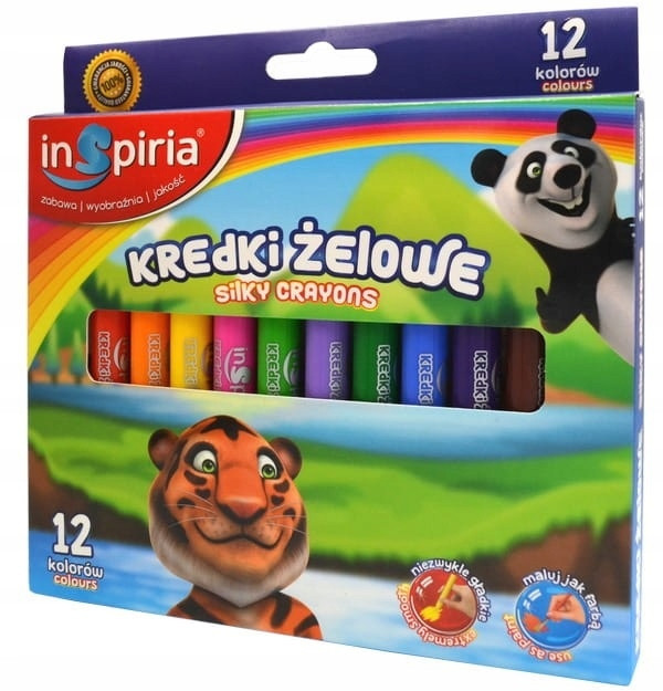 KREDKI ŻELOWE 12 KOL INSPIRIA
