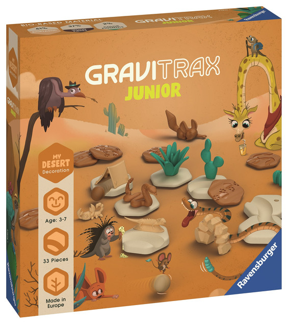 Gravitrax Junior zestaw uzupełniający Pustynia 33 elementy