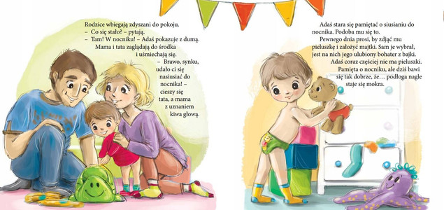 Na nocniku robię siku