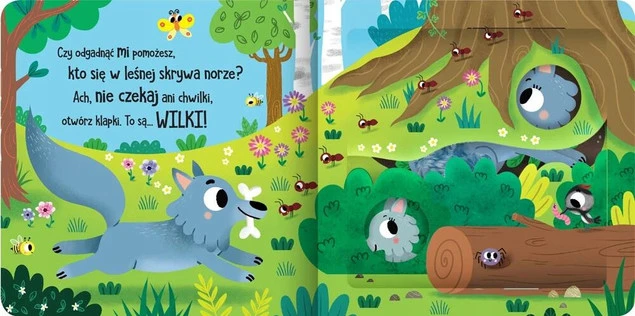 Dotykam i poznaję w Lesie Książeczka sensoryczna Aksjomat Praca zbiorowa_2