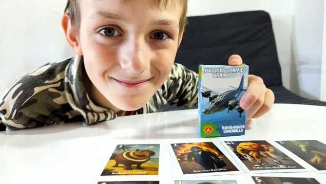 Gra karciana Brainrot Bombardiro Crocodillo Alexander