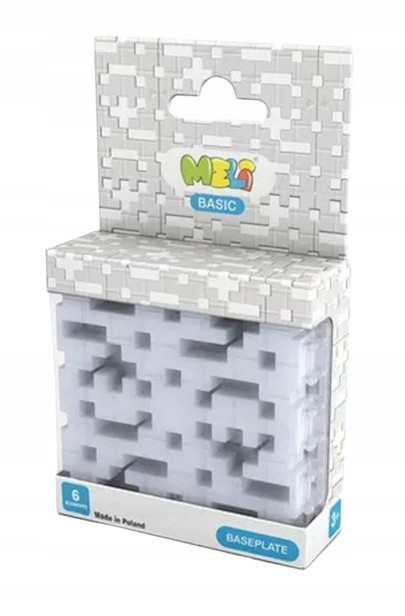 Meli Basic Baseplate Szare Płytki Konstrukcyjne 6 sztuk