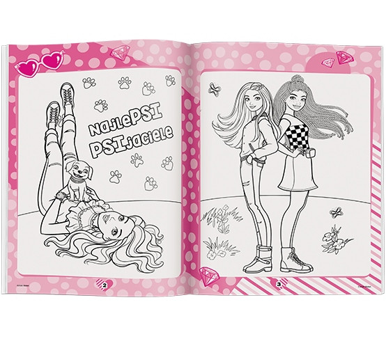 Barbie Koloruję ! kolorowanka z naklejkami Praca zbiorowa