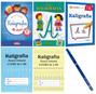 Zestaw KALIGRAFIA Klasa 1-3 Pakiet Do Nauki Pisania 5 Zeszytów + Długopis
