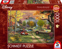 Puzzle 1000 el. THOMAS KINKADE Disney Lis i Pies Schmidt Premium Quality