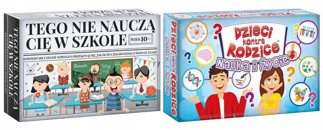 2w1 Tego nie nauczą Cię w szkole + Dzieci kontra rodzice - Kangur
