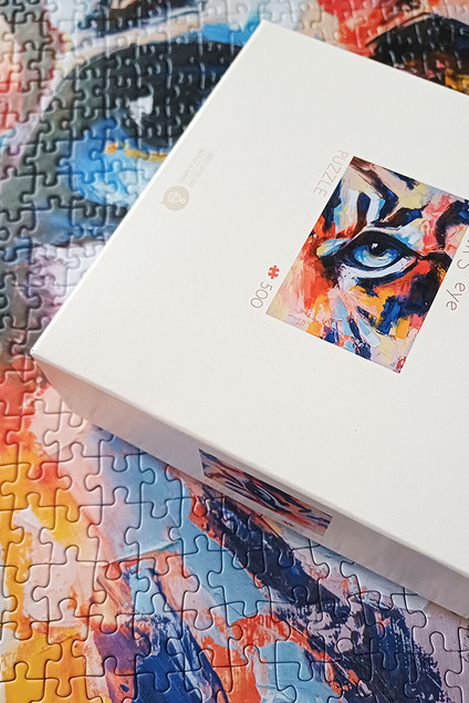 Tactic Puzzle 500 el. Seria Lifestyle: Oko Tygrysa - Designerski Relaks
