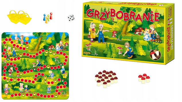 Grzybobranie – gra planszowa rodzinna