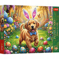 Puzzle Trefl 500 elementów Wielkanocny Piesek Premium Plus