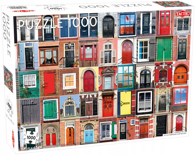 Puzzle Tactic 1000el Amsterdam: Wysoka Kamienica nad Kanałem