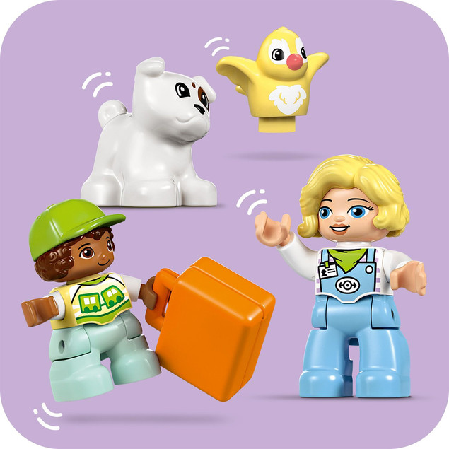 LEGO DUPLO TOWN Przygoda z Interaktywnym Pociągiem 10427 – Edukacja i Zabawa dla Dzieci 2+