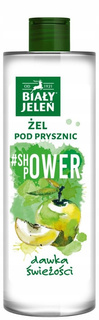 Żel Pod Prysznic BIAŁY JELEŃ Jabłko Shower Power 400 ml SKÓRA WRAŻLIWA