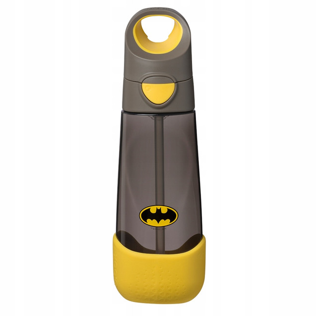 Bidon B.Box Batman 600 ml dla Dzieci ze Słomką | Butelka Tritan Szczelna