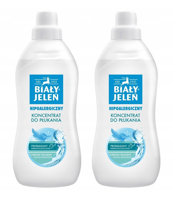 Koncentrat do płukania hipoalergiczny Biały Jeleń 2x1l