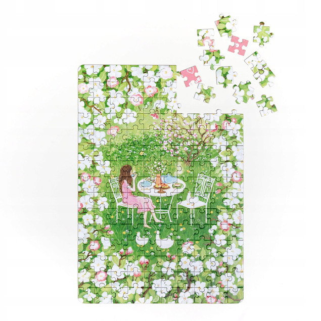 Puzzlove CzuCzu Czas na Kwiaty – Puzzle Akwarelowe 4x150 Elementów