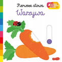 Pierwsze słowa Warzywa - Książeczka Aktywna dla Niemowląt 0+ HarperKids