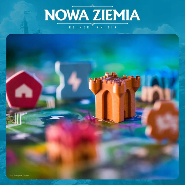 Nowa Ziemia – Gra planszowa rodzinna – Reiner Knizia