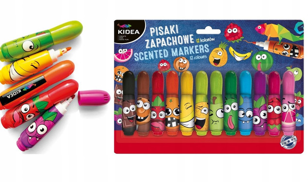 Pisaki zapachowe Kidea 12 szt.