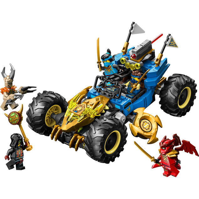 Klocki LEGO Ninjago 71856 Jay Transformujący się Samochód Mech Smoka 387 el.