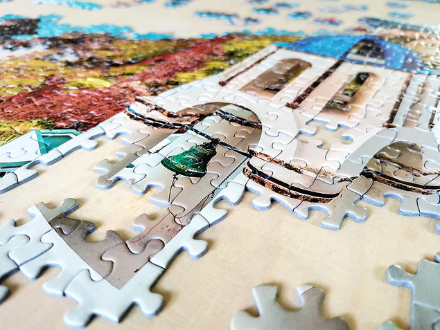 Puzzle Tactic Santorini, Grecja 1000 elementów Krajobraz Wyspy