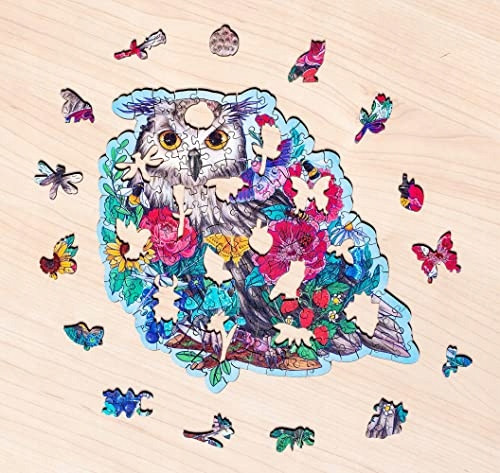PUZZLE DREWNIANE 150 SOWA