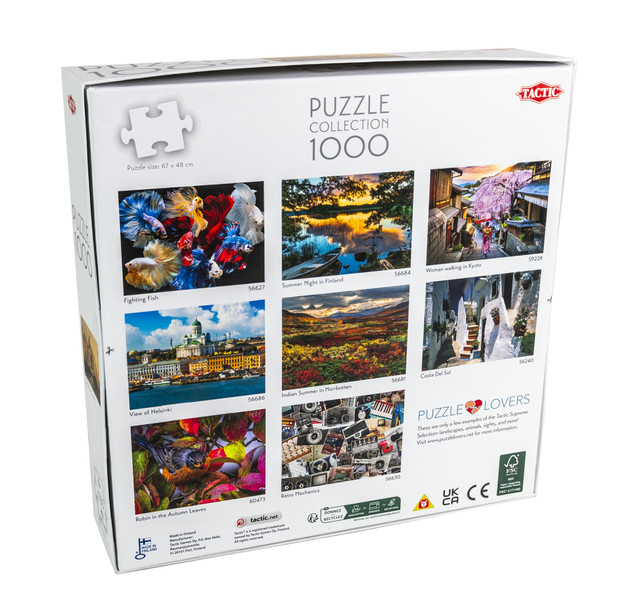 Puzzle 1000 Taj Mahal o Zachodzie Słońca Tactic Puzzle Lovers