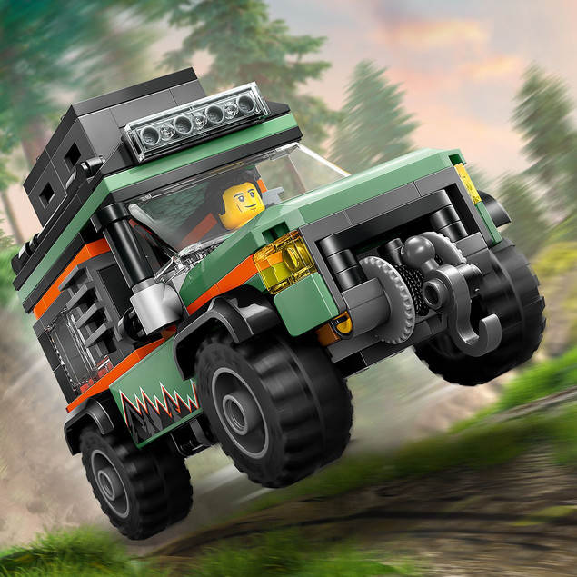 LEGO City Górska ciężarówka terenowa 4x4 (60447) z wyciągarką