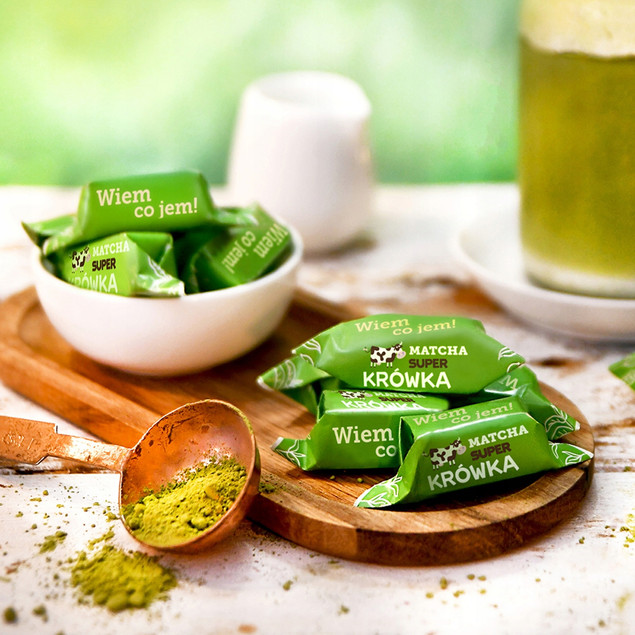 SUPER FUDGIO wege Krówki Bezmleczne z Matchą 150g