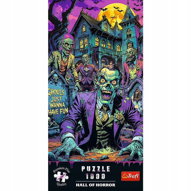 Trefl Puzzle 1000 El. Hall of Horror Układanka Zombie 12+