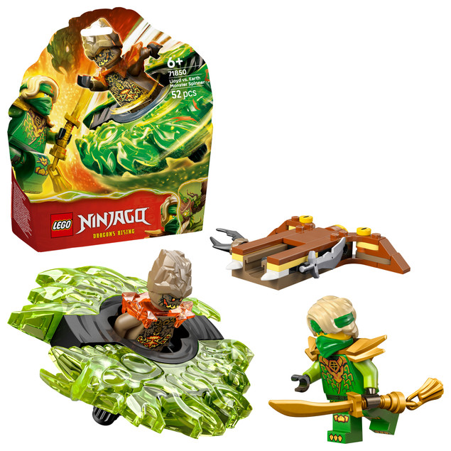 LEGO NINJAGO - Lloyd kontra ziemny potwór na spinnerze 71850