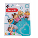 Askato Kolorowe Pacynki na Palce RODZINA - Zestaw Edukacyjny dla Dzieci (5 sztuk)